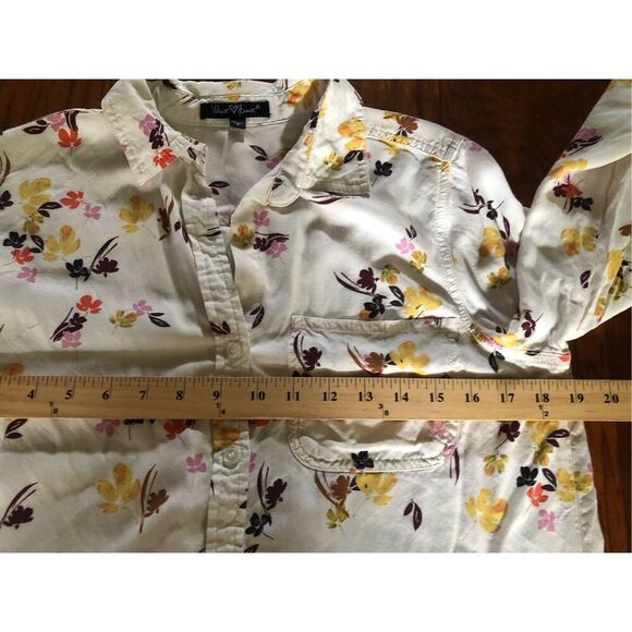 Velvet Heart Colorful Floral summer Button Down Shirt SZ S - Picture 8 of 11